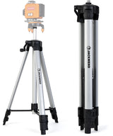 Trépied pour laser lignes croisées 4D JACKMEND - Trépied réglable avec sac de rangement inclus - de 52 à 145 cm - Capacité de charge de 50 kg - Filetage 5/8 pouce