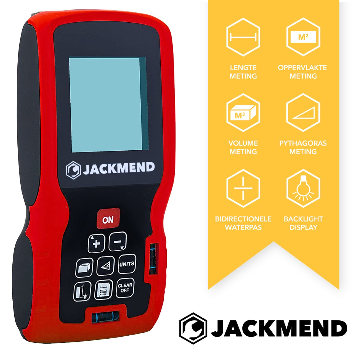 Télémètre laser professionnel JACKMEND avec une portée de 100 mètres