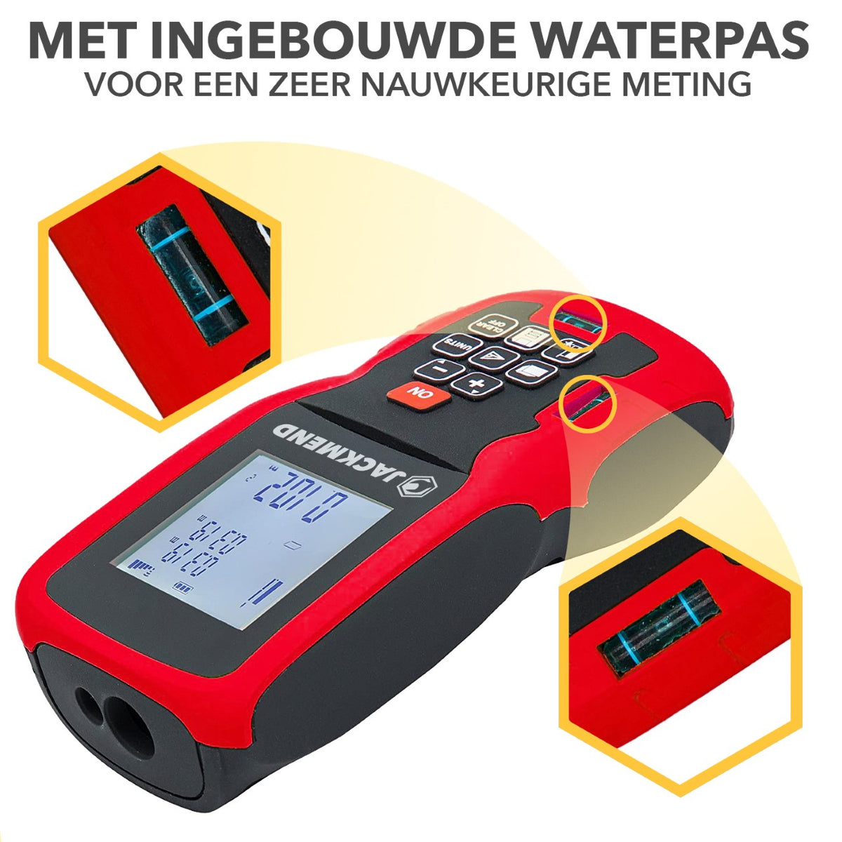 Télémètre laser professionnel JACKMEND avec une portée de 50 mètres